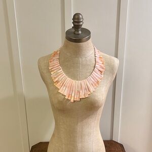 Elegant Pink Conch Shell Necklace